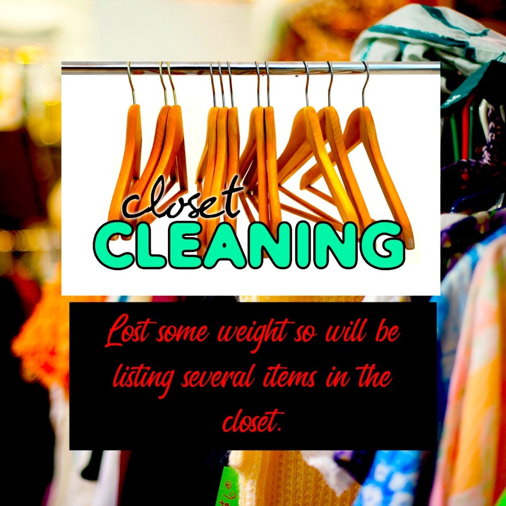 Coming this week! Cleaning my closet out.